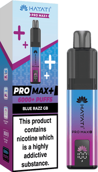Hayati Pro Max+ 6000 Puffs Prefilled Kit - Noble Vape Blue-Razz-GB
