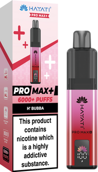 Hayati Pro Max+ 6000 Puffs Prefilled Kit - Noble Vape H-Bubba
