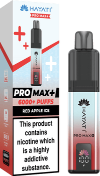 Hayati Pro Max+ 6000 Puffs Prefilled Kit - Noble Vape Red-Apple-Ice