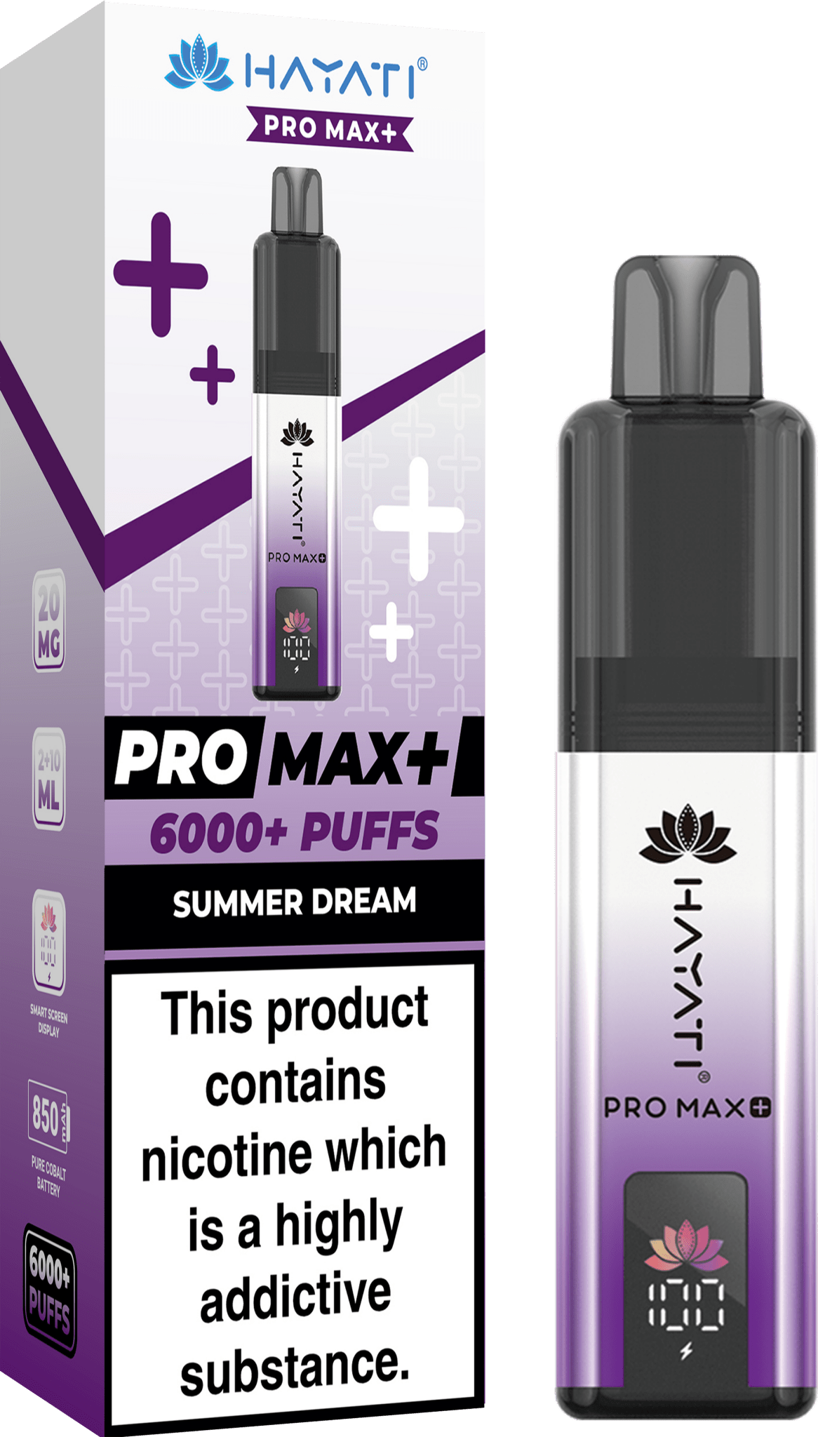 Hayati Pro Max+ 6000 Puffs Prefilled Kit - Noble Vape Summer-Dream